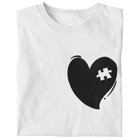 Herz mit Puzzlestück  - Damen T-Shirt