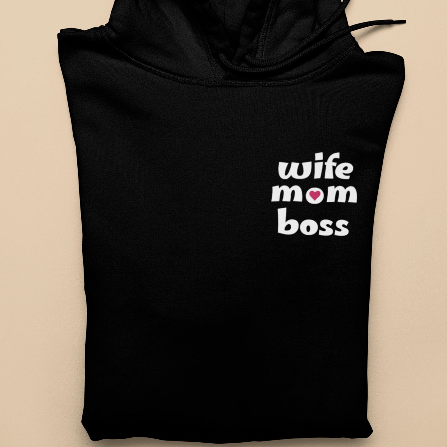 Wife Mom Boss mit Herz - Damen Hoodie