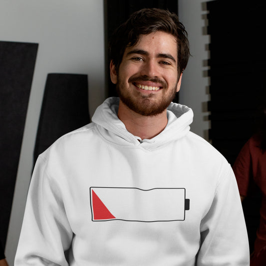 Akku leer  - Herren Hoodie