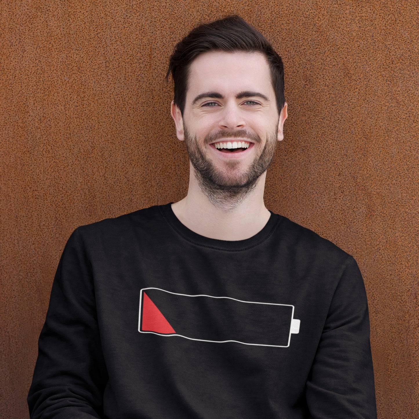 Akku leer  - Herren Sweatshirt