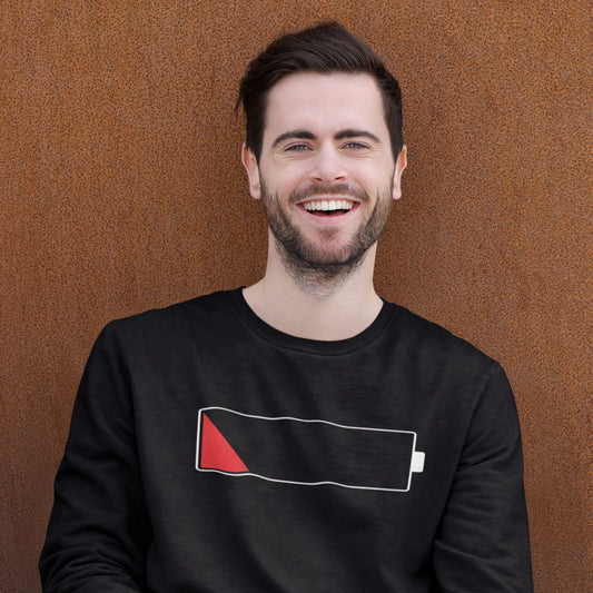 Akku leer  - Herren Sweatshirt