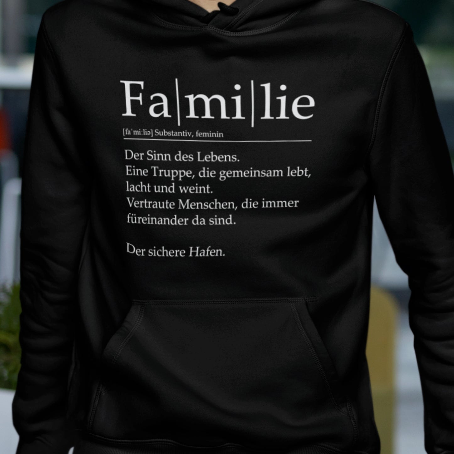 Familie  - Herren Hoodie