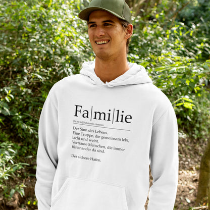 Familie  - Herren Hoodie