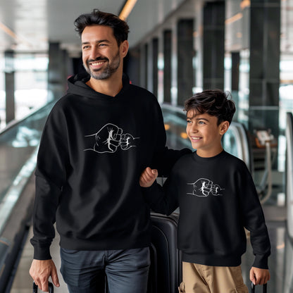 Faustcheck Papa Kind - Herren Hoodie