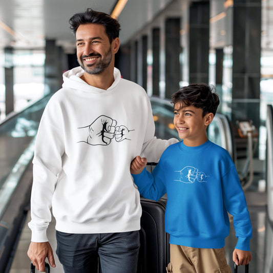 Faustcheck Papa Kind - Herren Hoodie