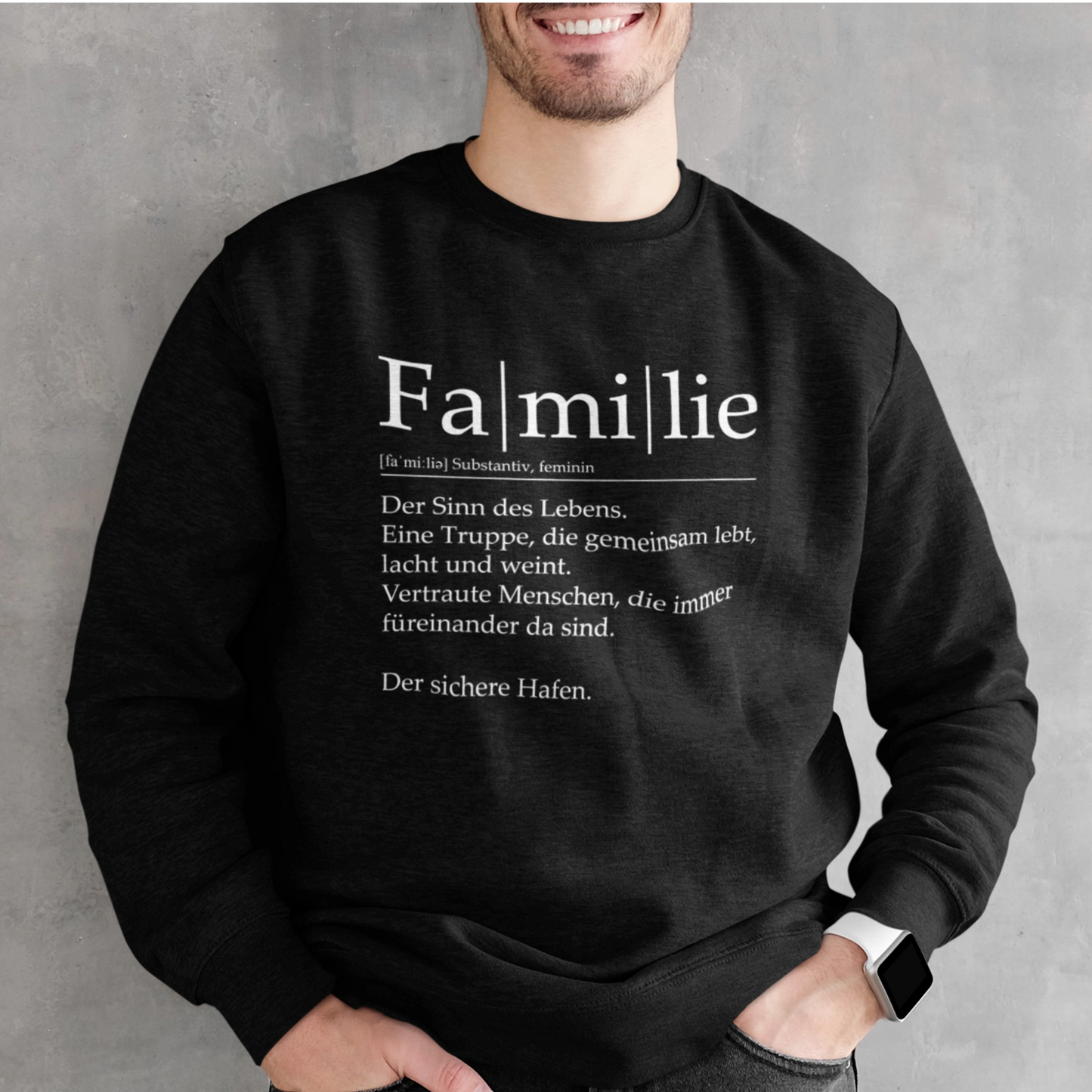 Familie  - Herren Sweatshirt