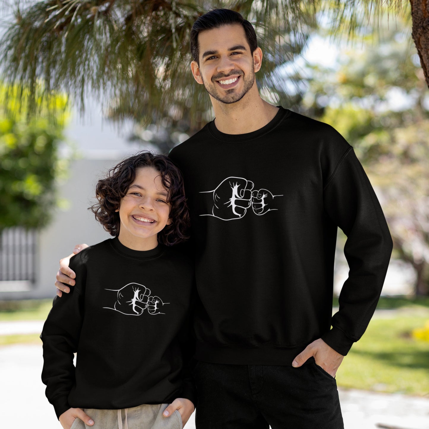 Faustcheck Papa Kind - Herren Sweatshirt