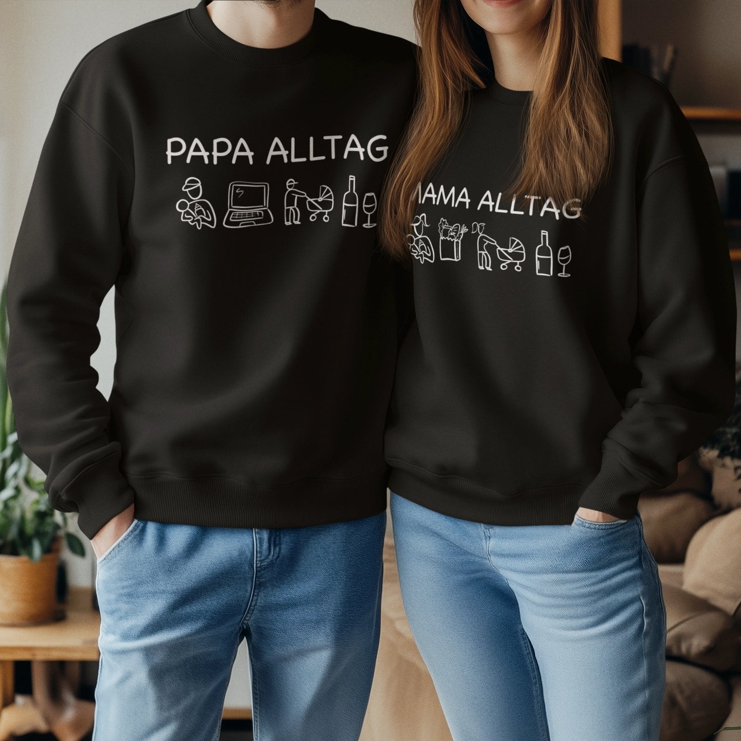 Papa Alltag - Herren Sweatshirt