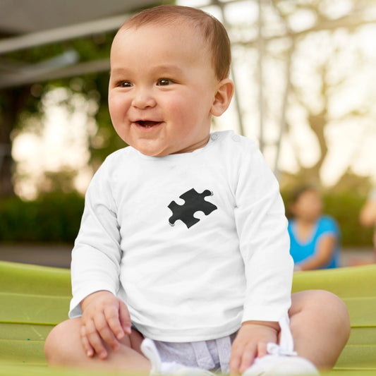 Puzzlestück  - Baby Langarmshirt