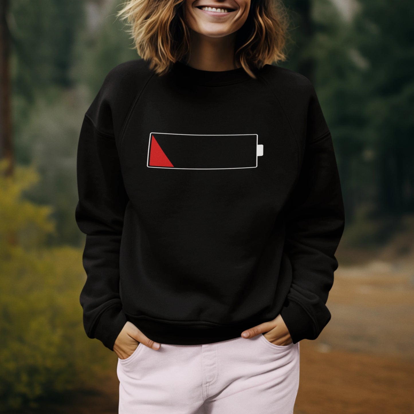 Akku leer - Damen Sweatshirt